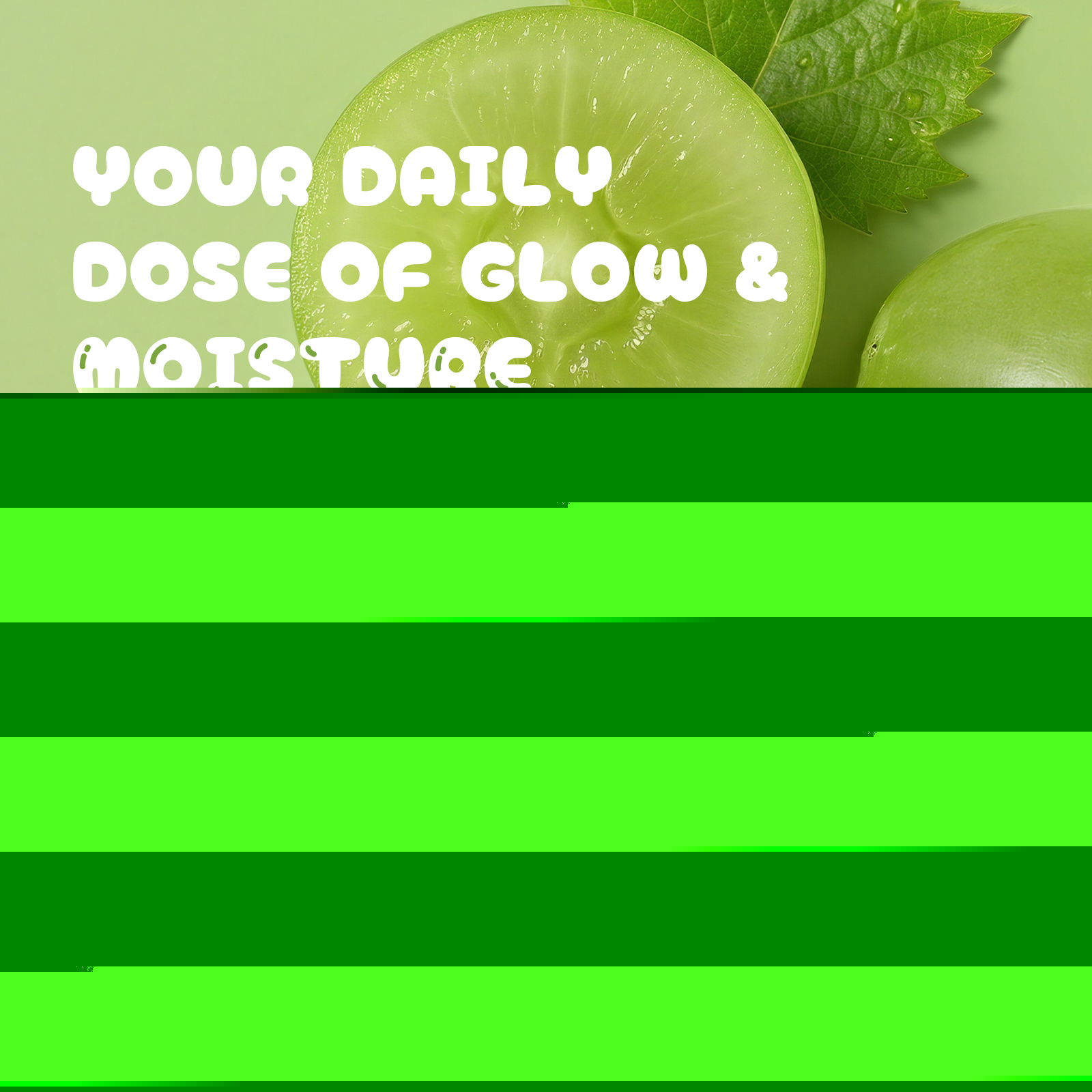 Ceramide Moisturizer - LAIKOU Green Grape Collagen Day Cream