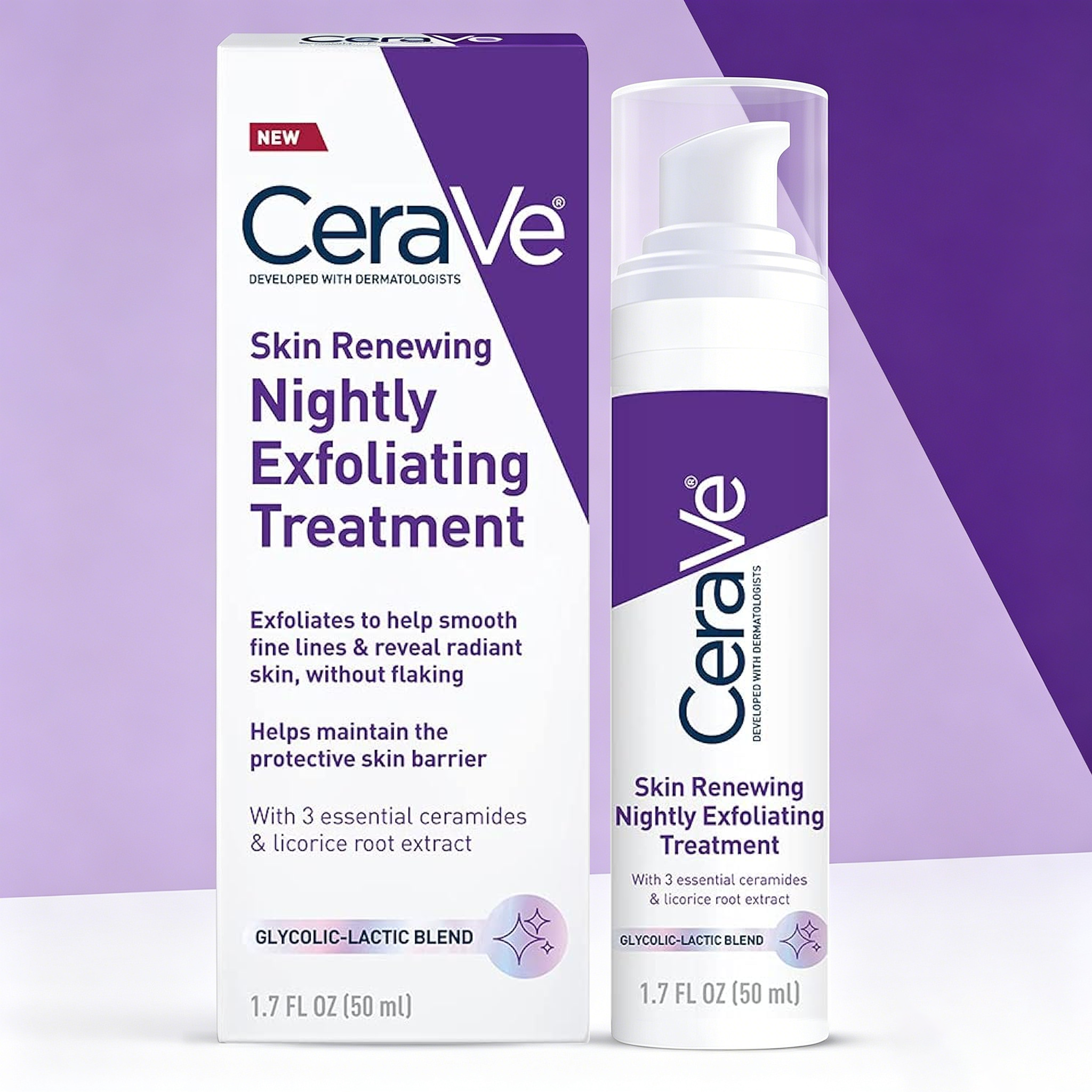 Ceramide Moisturizer - CeraVe Skin Renewing Nightly Exfoliating Treatment
