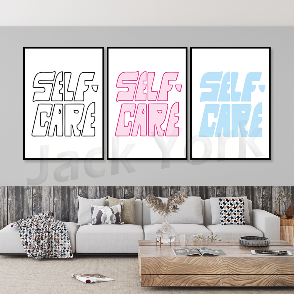 Skincare Quote - Selfcare routine poster, selflove poster, positive