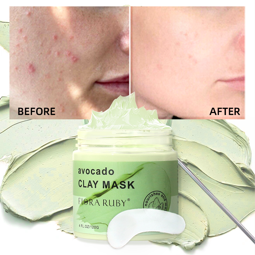 Face Masks Skincare-Avocado Cl – обзор и цена Mud Mask Kaolin