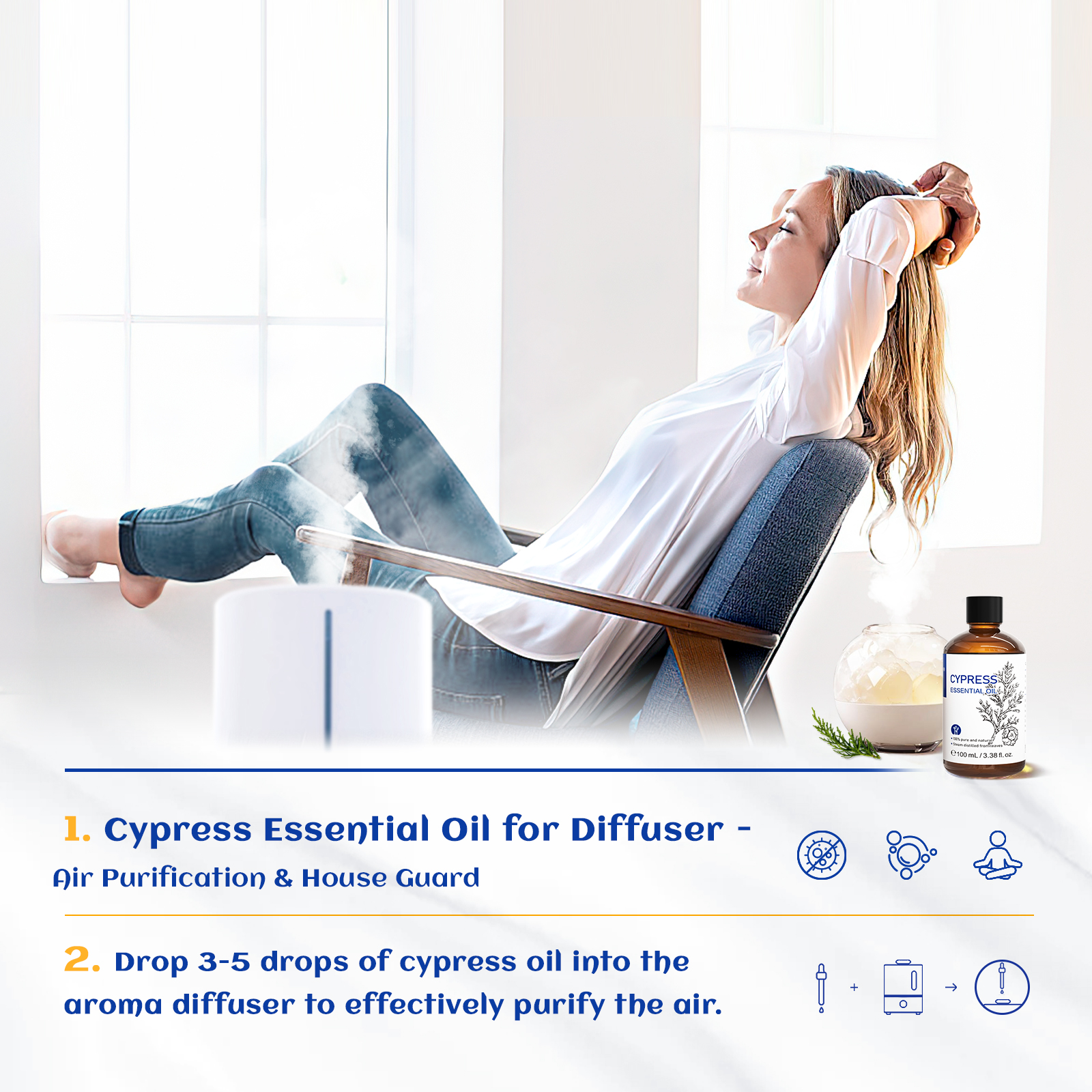 HIQILI Pure Cypress Essential  – обзор и цена Skincare Skin 1004
