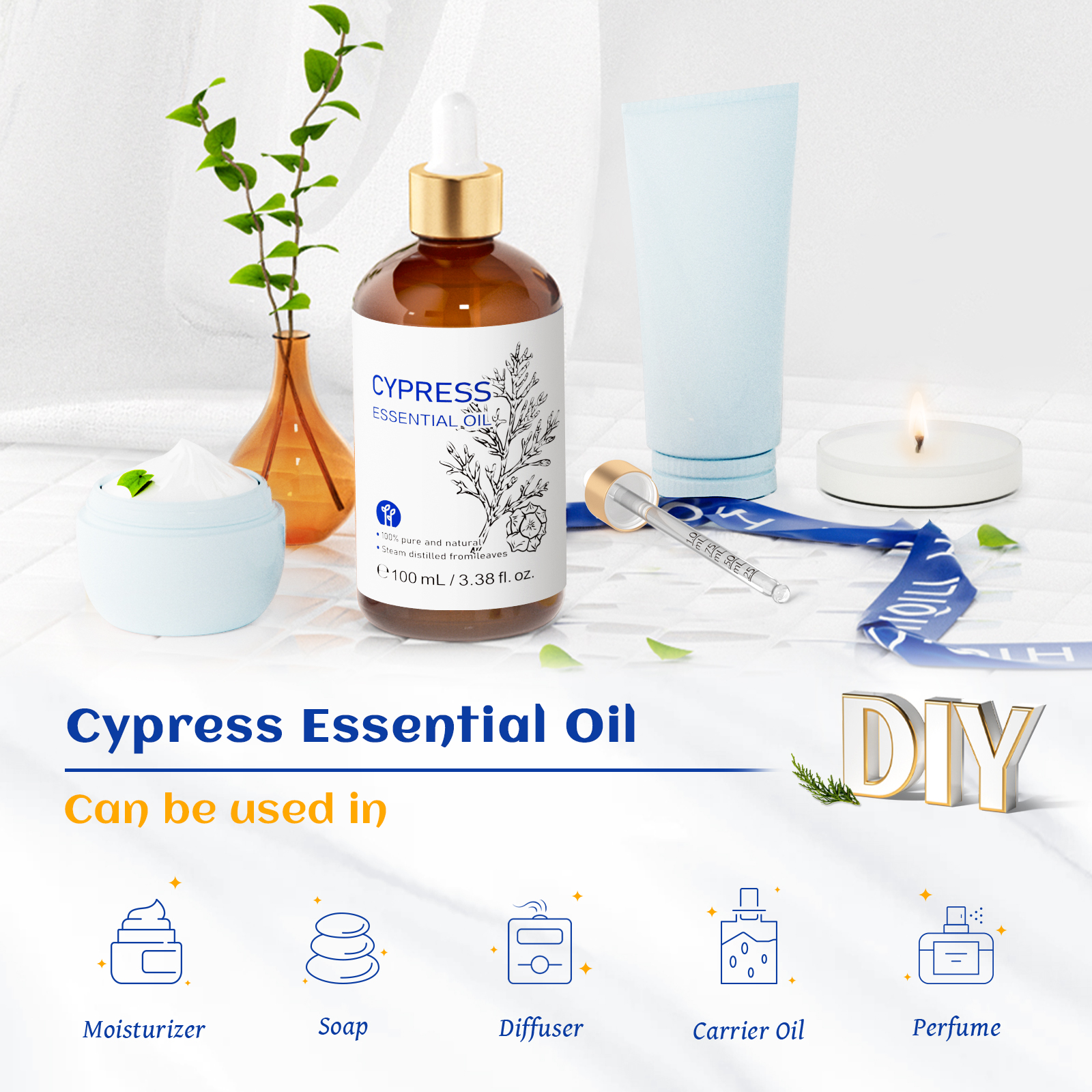 HIQILI Pure Cypress Essential  – обзор и цена Skincare Skin 1004