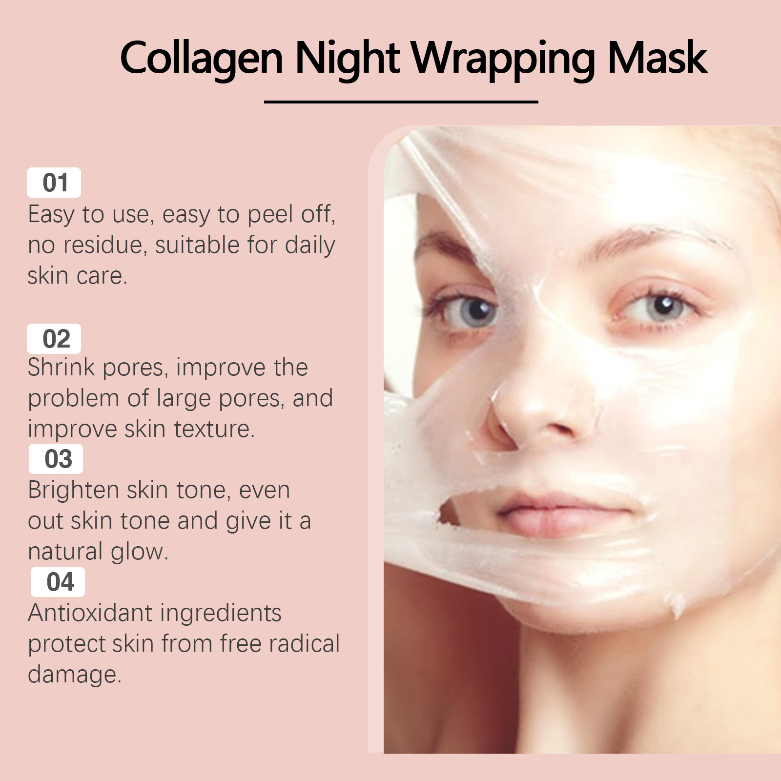 Collagen Peel-off Mask Night W – обзор и цена Ceramide Moisturizer