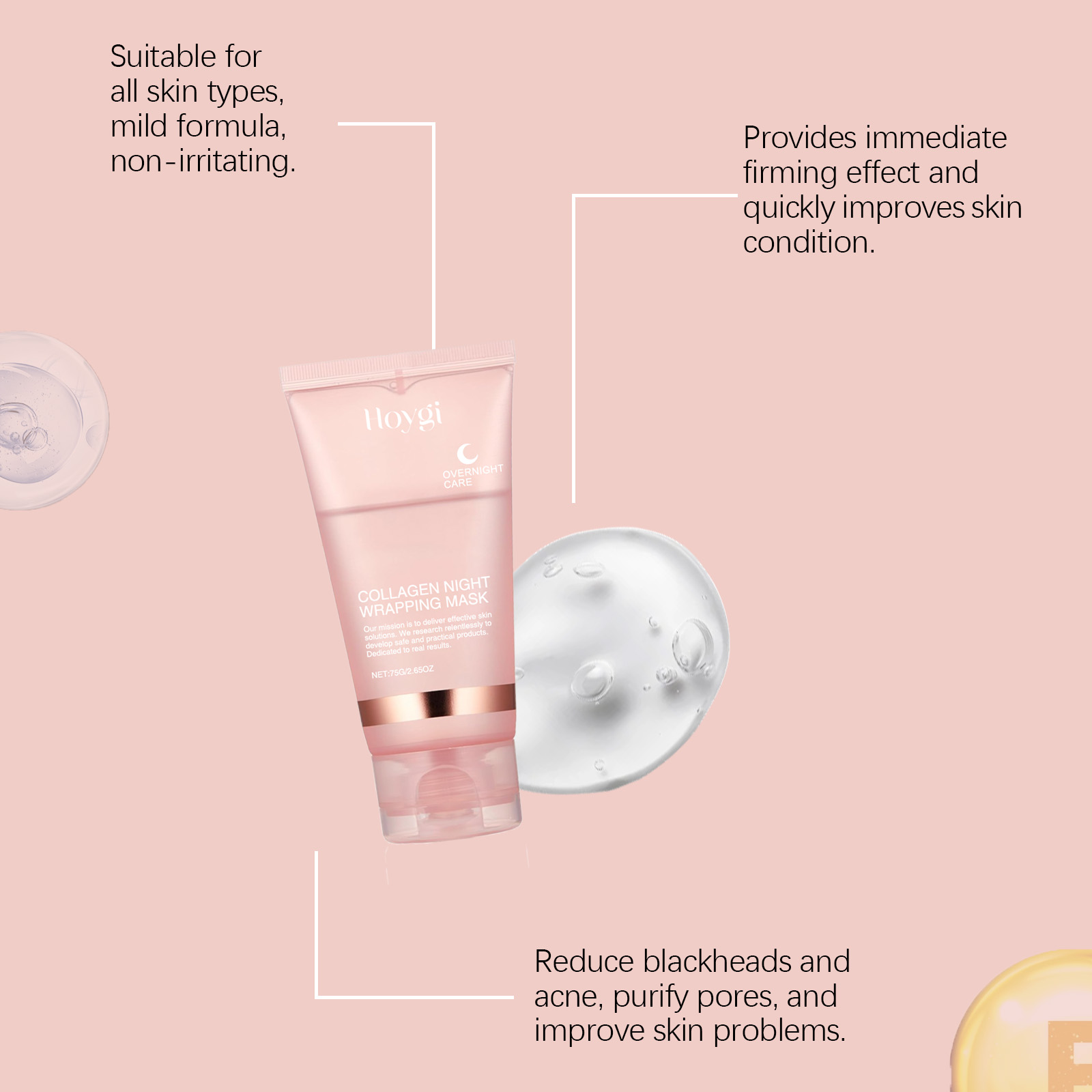 Collagen Peel-off Mask Night W – обзор и цена Ceramide Moisturizer
