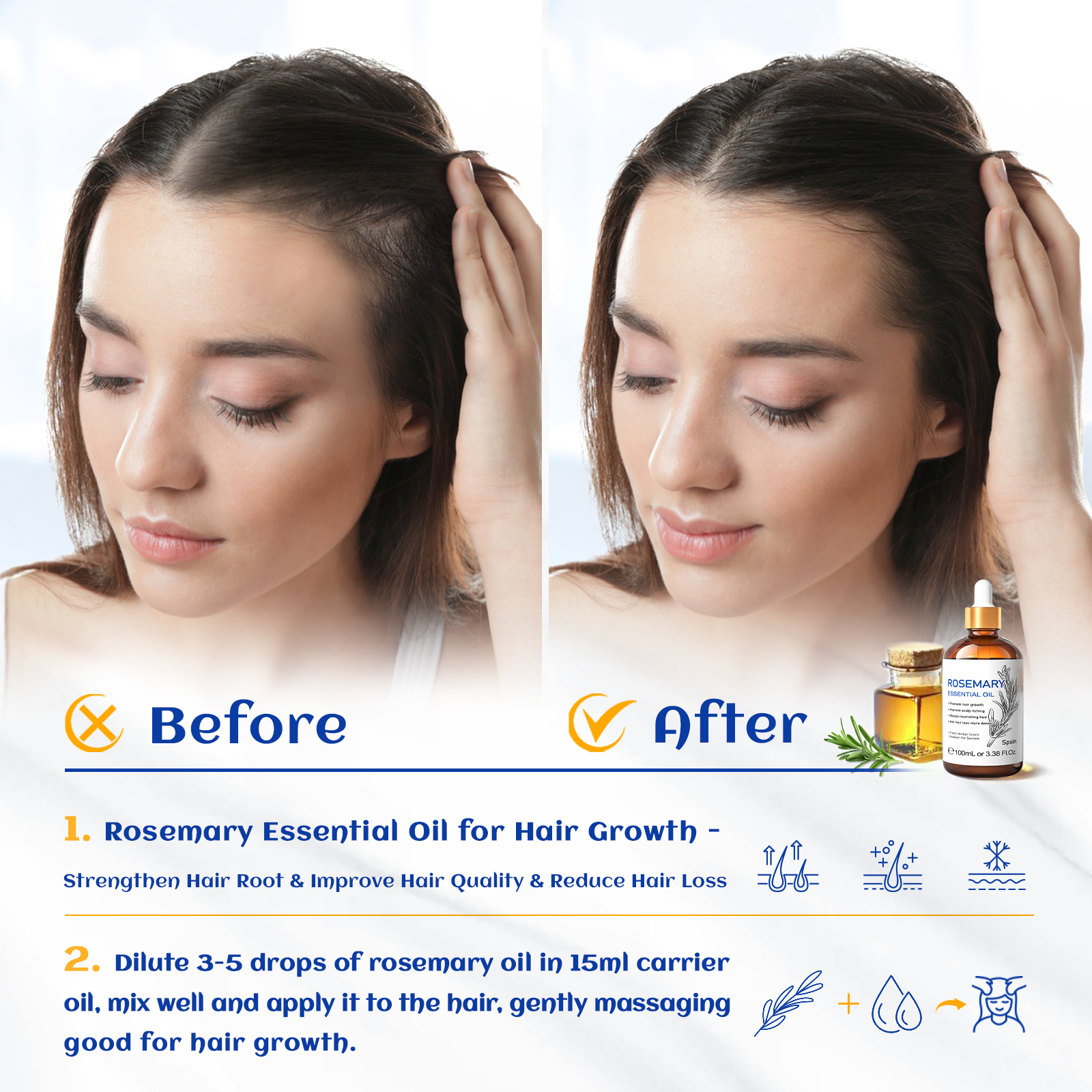 HIQILI 100% Pure Rosemary Esse – обзор и цена Skincare Skin 1004