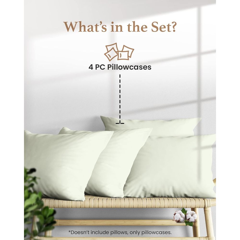Set o 4 Pillow Cases Queen Sta – обзор и цена Skincare Skin 1004