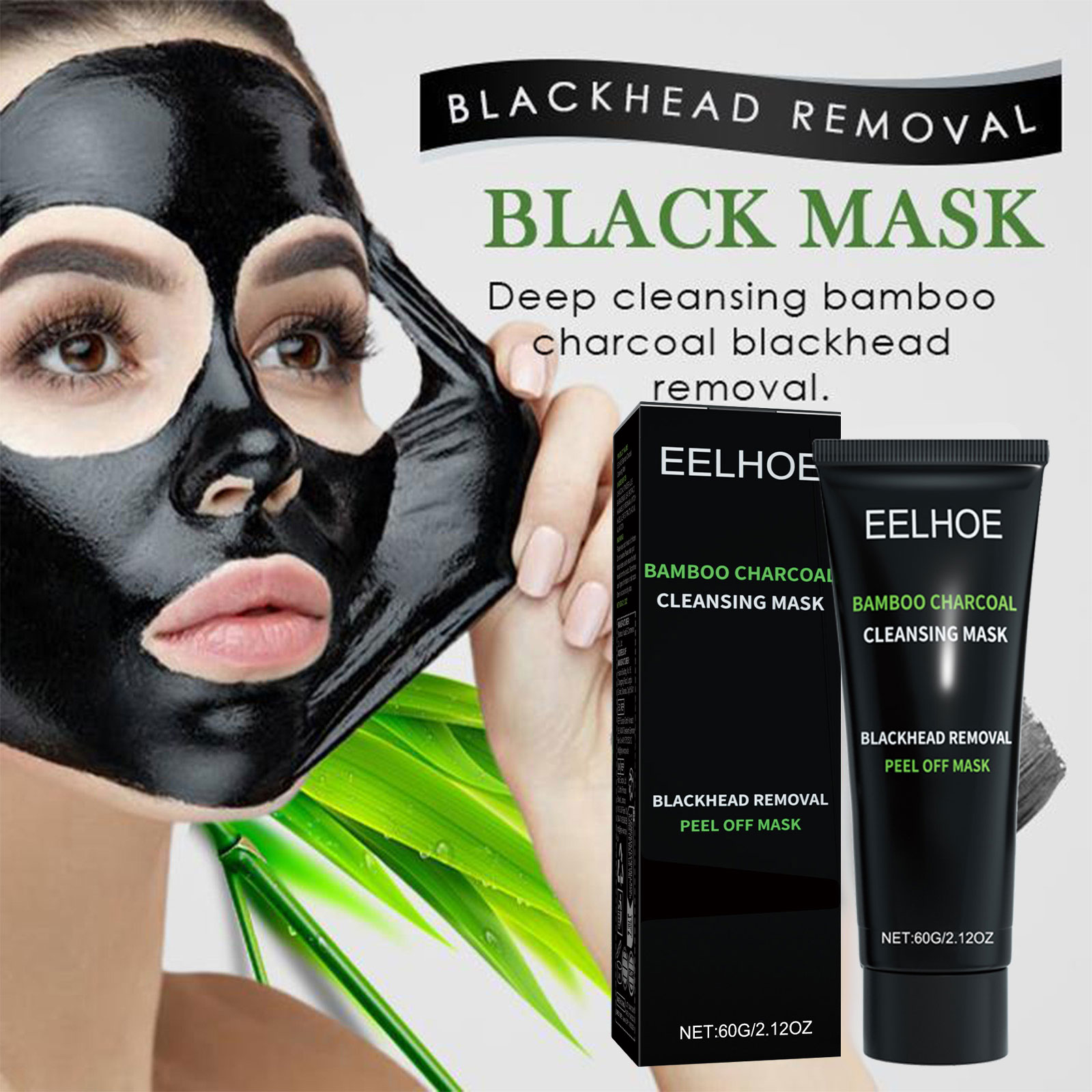Bamboo Charcoal Tear-off Mask  – обзор и цена Mud Mask Kaolin