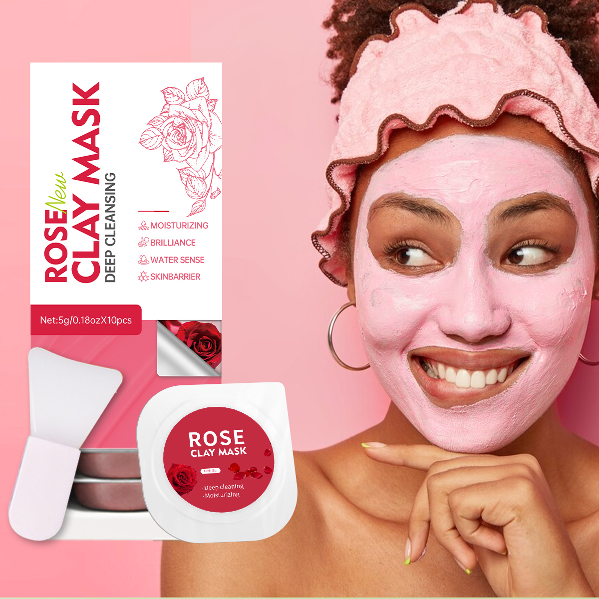 5g/0.18oz*10 Rose Cleansing Mu – обзор и цена Mud Mask Kaolin