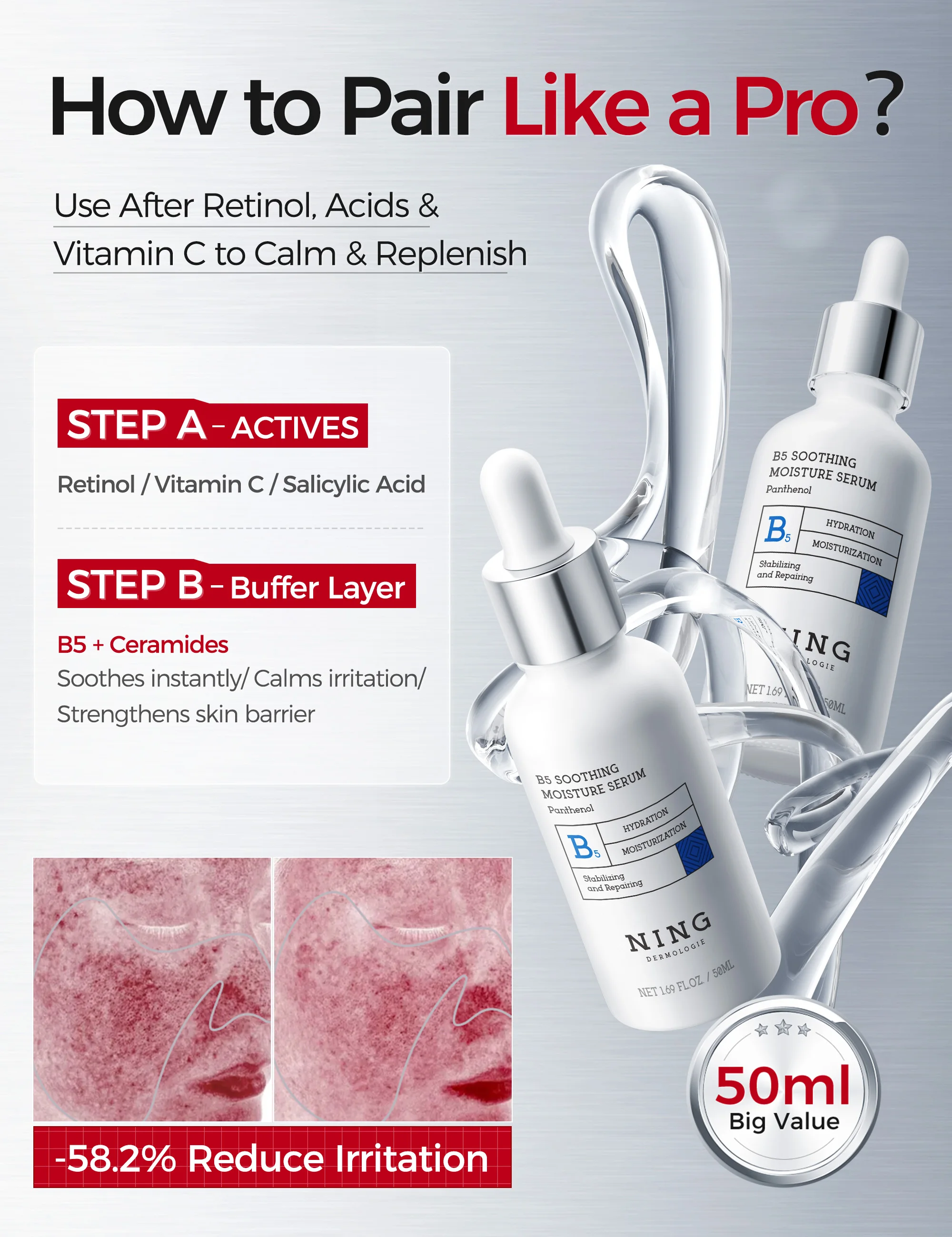 Vitamin B5 Serum – Hydrating,  – обзор и цена Ceramide Moisturizer