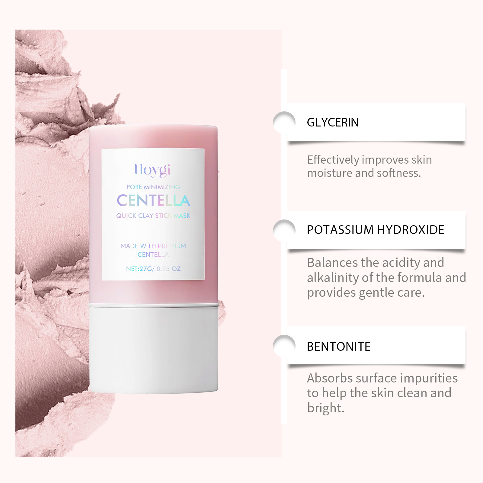 Centella Clay Stick Mask Facia – обзор и цена Mud Mask Kaolin