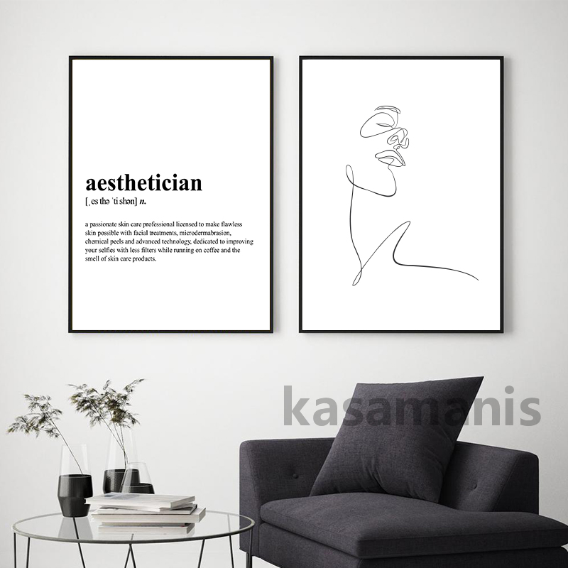 Aesthetician Definition Canvas – обзор и цена Skincare Quote
