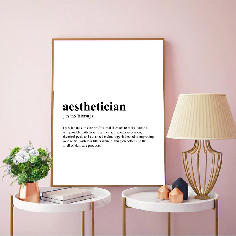 Aesthetician Definition Canvas – обзор и цена Skincare Quote